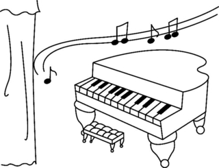 Piano 01 - Coloriages divers - Coloriages - 10doigts.fr